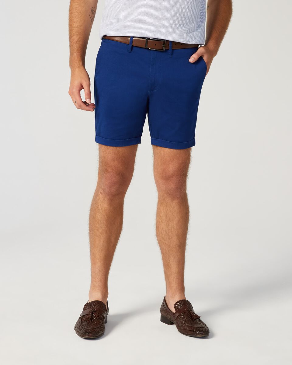 Mens Blue Chino Short